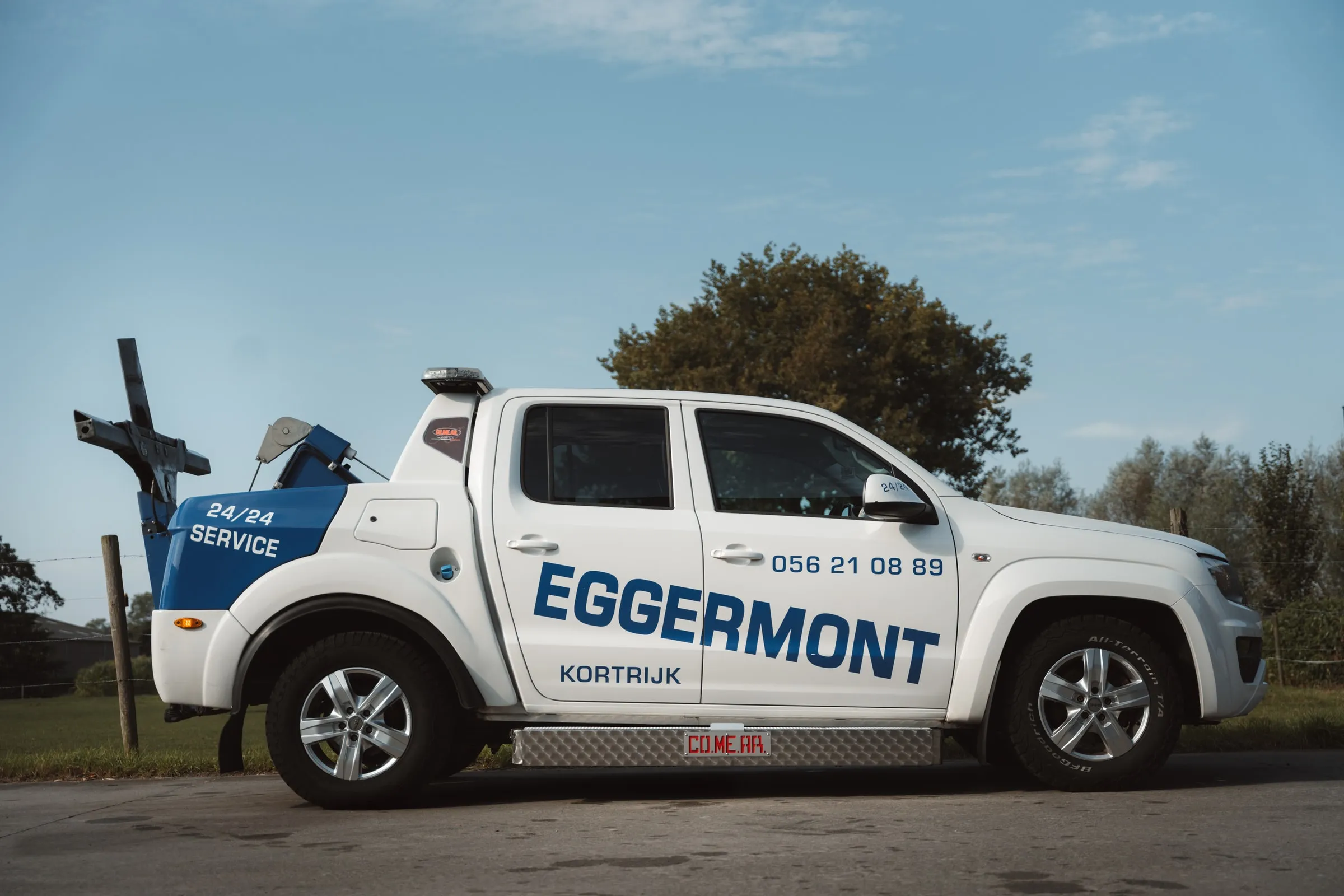 De pick-up van Eggermont met 24/24 service op de laadbak